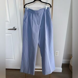 A&F Light Blue Sloane Wide-Leg Trousers